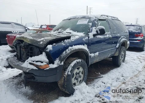 1998 Chevrolet Blazer Ls z USA, uszkodzony, nr VIN 1GNCT18W5WK242547